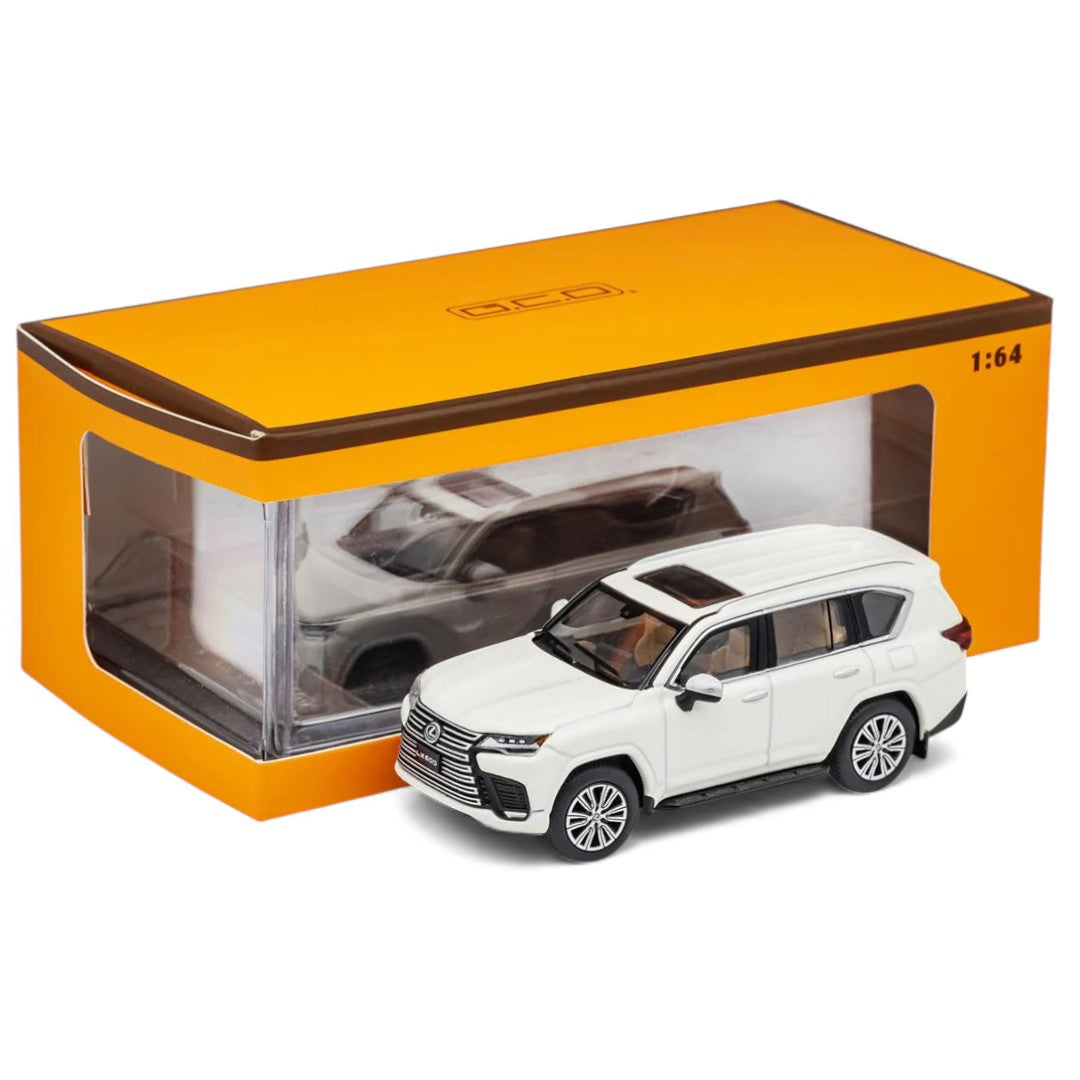 GCD 1:64 Lexus LX600 (LHD) – White | Premium Diecast SUV Model