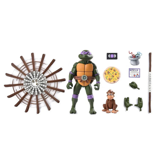 Teenage Mutant Ninja Turtles Donatello “Pizza Club – Does Machines” Action Figure | 7-Inch Cartoon Collectible with Accessories