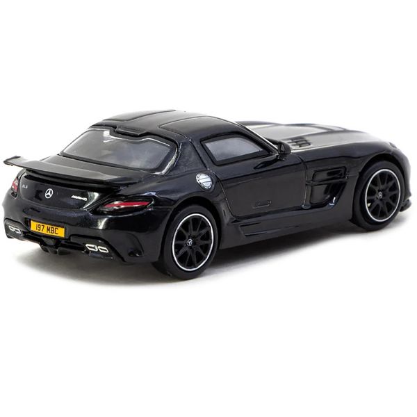Tarmac Works GLOBAL64 1:64 Mercedes-Benz SLS AMG Coupe Black