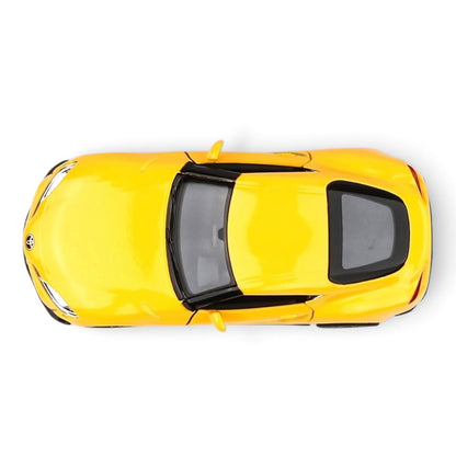 RMZ City 1:32 Scale 2020 Toyota GR Supra Die-Cast Sports Car Model – Grey, Red & Yellow | Collectible Miniature with Opening Doors | 3 Colour Variants