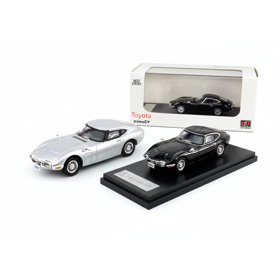 LCD Models 1:64 Toyota 2000GT Die-Cast Model Car | Premium Collectible with 2 Color Variants