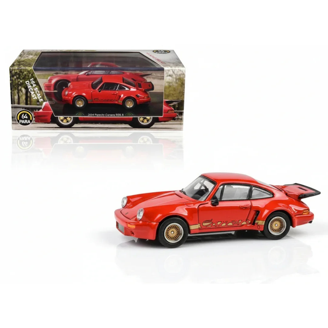Para64  1:64 Porsche 911 Carrera RSR 3.0 – Guards Red – Scale Diecast Model Car
