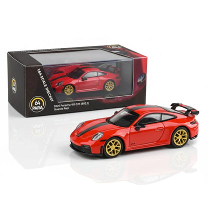 Para64 2025 Porsche 911 GT3 (992.2) Guards Red – 1:64 Scale Diecast Model Car