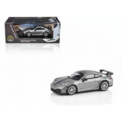 Para64 1:64 Scale 2025 Porsche 911 GT3 (992.2) GT Silver Metallic – Diecast Model Car
