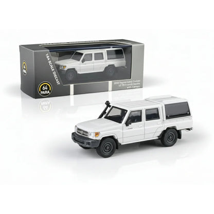 PARA64 1:64 Scale 2012 Toyota Land Cruiser 79 Series LC79 – French Vanilla White Diecast Model Car