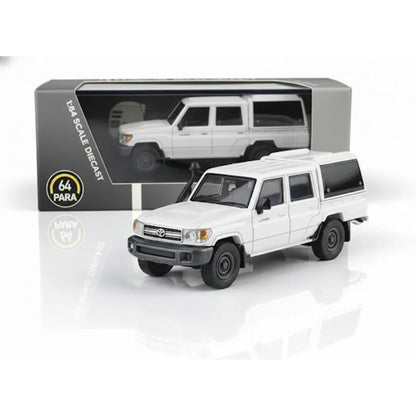 PARA64 1:64 Scale 2012 Toyota Land Cruiser 79 Series LC79 – French Vanilla White Diecast Model Car
