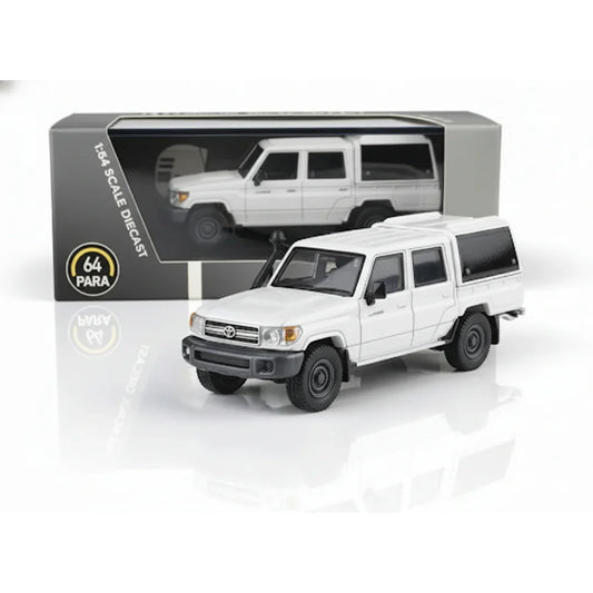 PARA64 1:64 Scale 2012 Toyota Land Cruiser 79 Series LC79 – French Vanilla White Diecast Model Car