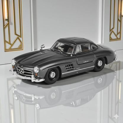 BSC 1:64 Scale MERCEDES BEN-Z 300SL-1955 Diecast Model Car -Dark Grey