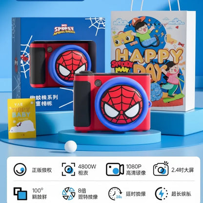 Disney Spider Man Kids Digital Camera – Instant Print Toy with Photo & Video Recording - Red