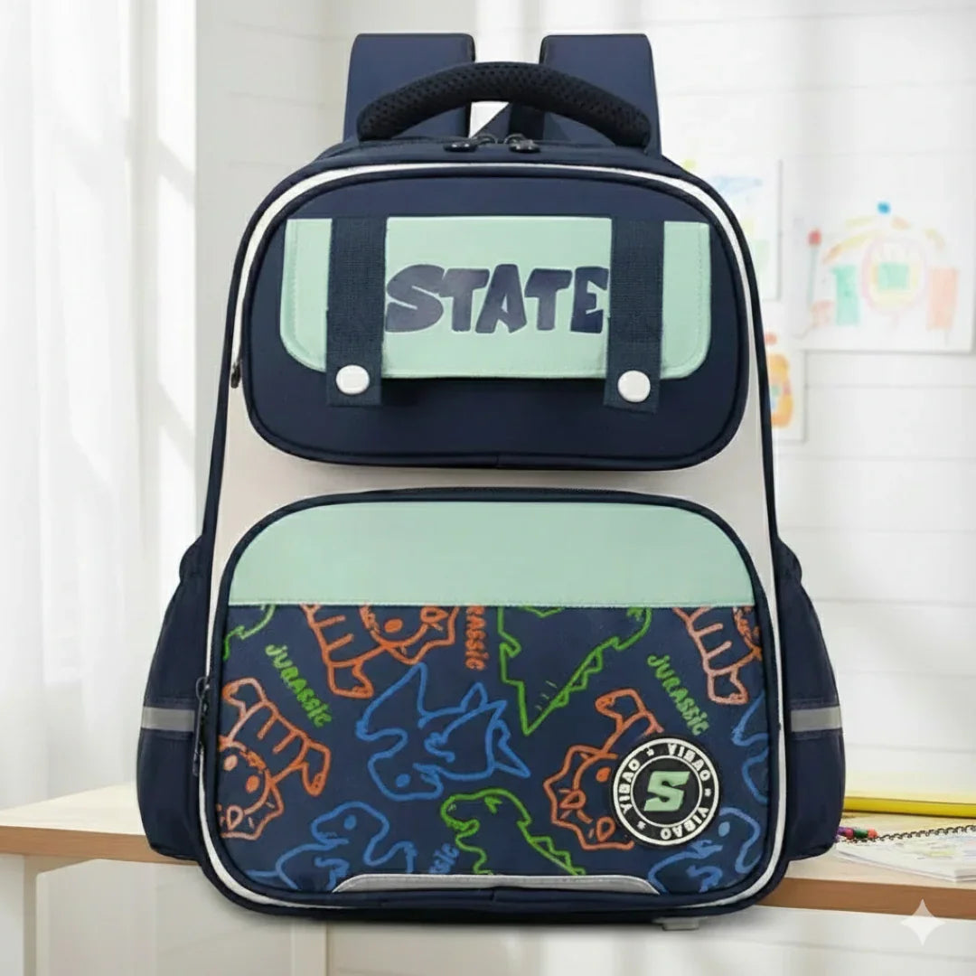 Smiggle 15-Inch Premium Backpack – Stylish School Bag for Kids | Spacious & Durable