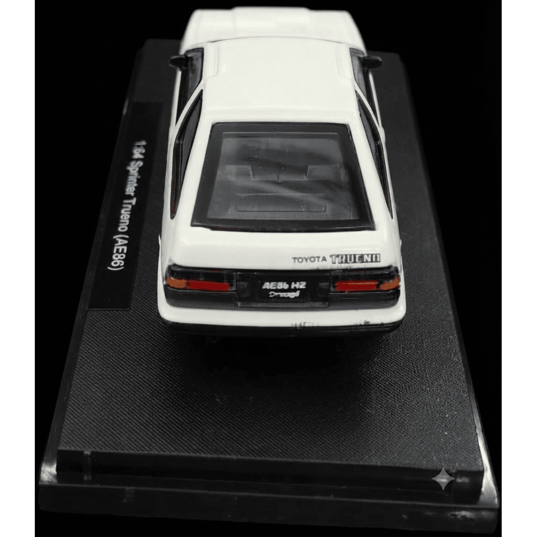 CCA 1:55 Scale Toyota Sprinter Trueno (AE86) H2 Edition Die-Cast Model Car with Display Base | Official Licensed Toyota Collectible Miniature Car | Detailed Interior, Realistic Body & Premium Collector Model