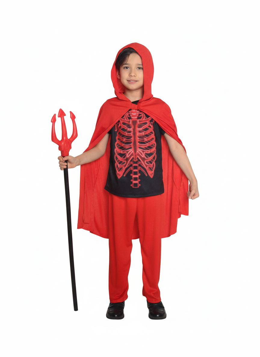 Demonian Boy Halloween Costume โ Spooky Devil Outfit for Kids
