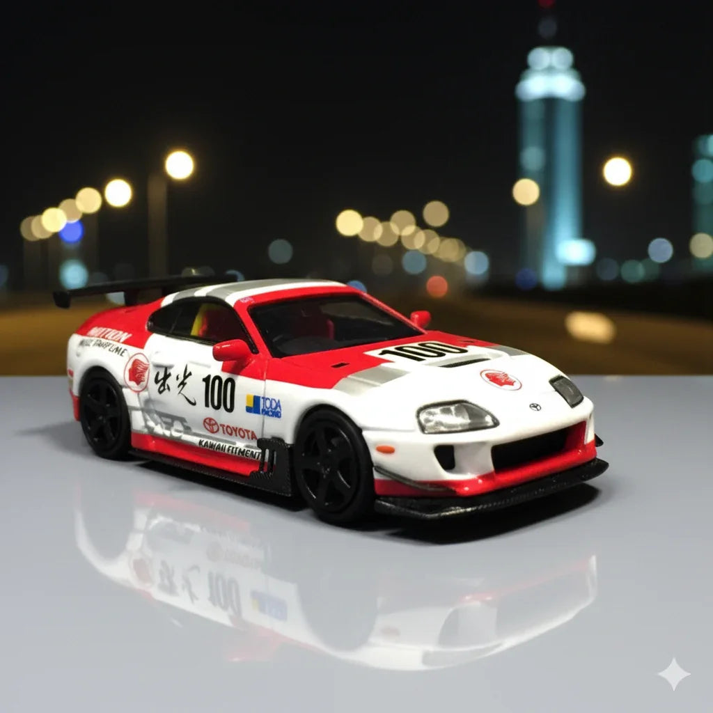 BSC Toyota 1:64  Supra A80 Idemitsu 100 Regular Edition Racing   Diecast Car Model