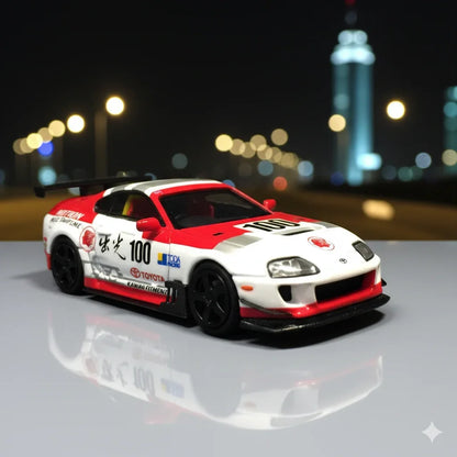 BSC Toyota 1:64  Supra A80 Idemitsu 100 Regular Edition Racing   Diecast Car Model