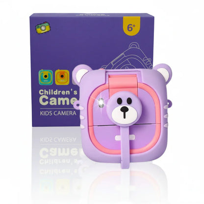 Instant Print Kids Camera – 48MP 1080P Video Toy with Rotating Lens &  Rolls - Purple