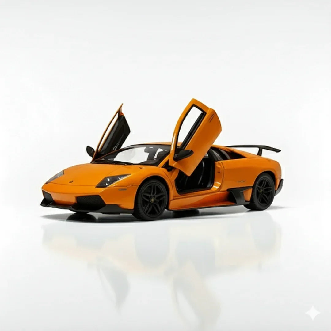 Rastar 1:24 Lamborghini Murcielago LP 670-4 SV Die-Cast Car Model-Yellow (39300) - Jaiman Toys