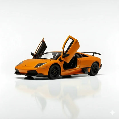 Rastar 1:24 Lamborghini Murcielago LP 670-4 SV Die-Cast Car Model-Yellow (39300) - Jaiman Toys