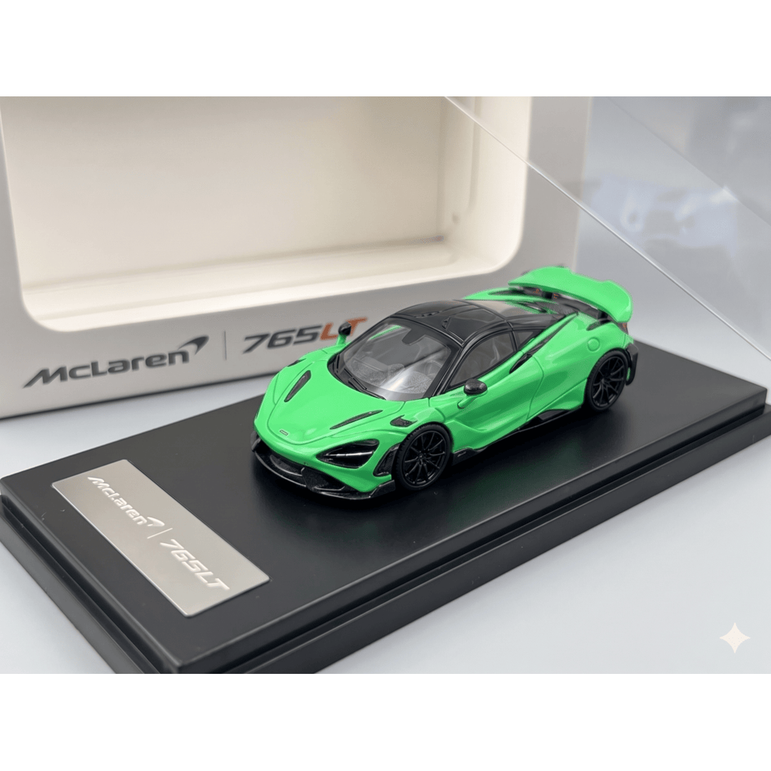 LCD Models 1:64 McLaren 765LT Green Die-Cast Model Car | Premium Supercar Collectible