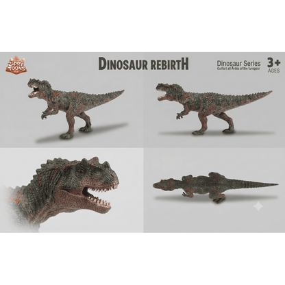 Dinosaur Figurine – Action Figure Toy with Detailed Texture | Dinosaur Rebirth Series | Ages 3+