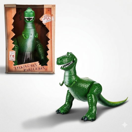 Disney Pixar Toy Story Talking Rex Interactive Dinosaur Figure with 11 Phrases & Sound Effects