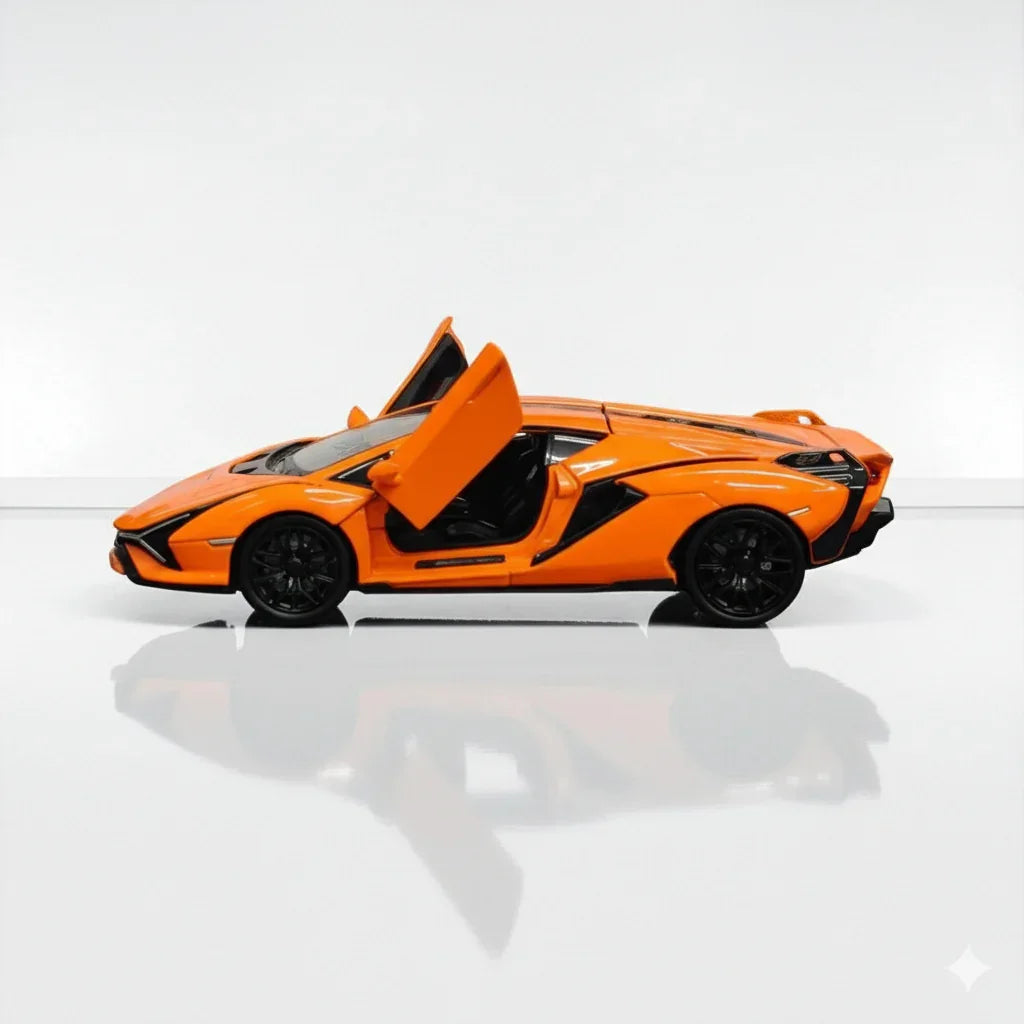 RMZ Hobby 1:32 Lamborghini Sian SKP 37 Die-Cast Model Car – Orange