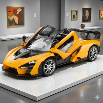 RASTAR 1:14 Scale McLaren Senna Remote Control Car – High-Performance McLaren RC Race Car with Functional Butterfly Doors, LED Lights & 2.4GHz Control