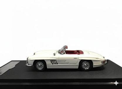 GFCC 1:64 1960 Mercedes-Benz 300SL Roadster White Diecast Model Car
