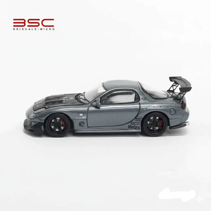 BSC 1:64 MAZDA RX-7 Grey Diecast Car Model