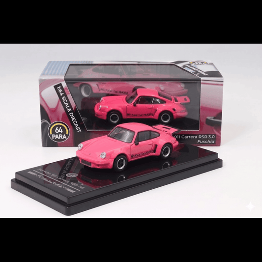 PARA64 1:64 1974 Porsche 911 Carrera RSR 3.0 Fuchsia (LHD) Diecast Model Car