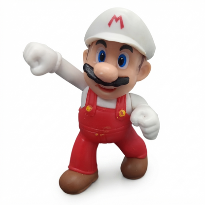 Jakks Pacific World of Nintendo Fire Mario Collectible Mini Figure | Official Nintendo Licensed Action Figure For Kids 2.5 Inch