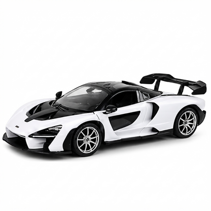 Rastar 1:14 McLaren Senna RC Car | Official Licensed Remote Control Hypercar (Model 96600) - White