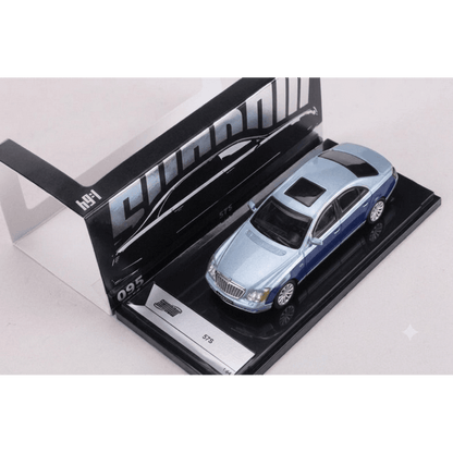 SHADOW 1:64 Maybach 57S Blue Diecast Model Car | Premium Luxury Sedan Collectible