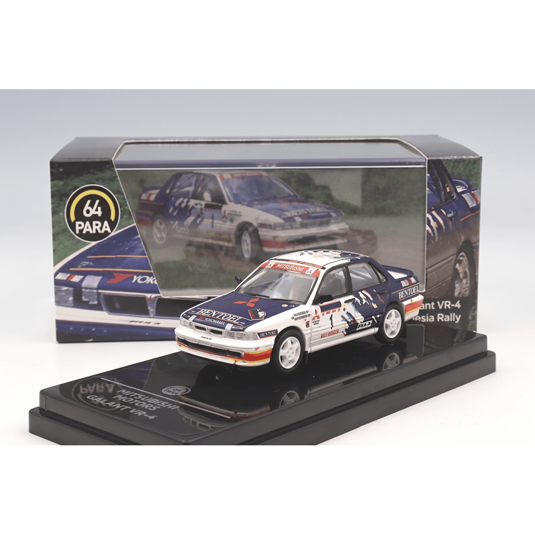 PARA64 1:64 Mitsubishi Galant VR-4 1993 Indonesia Rally #1 (RHD) Diecast Model Car