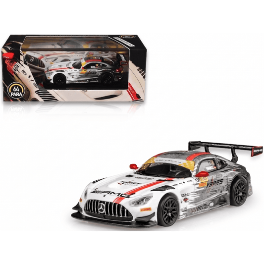 PARA64 1:64 Mercedes-AMG GT3 #130 GruppeM Racing – Maro Engel Winner Macau GT Cup FIA GT World Cup 2024 Diecast Model Car