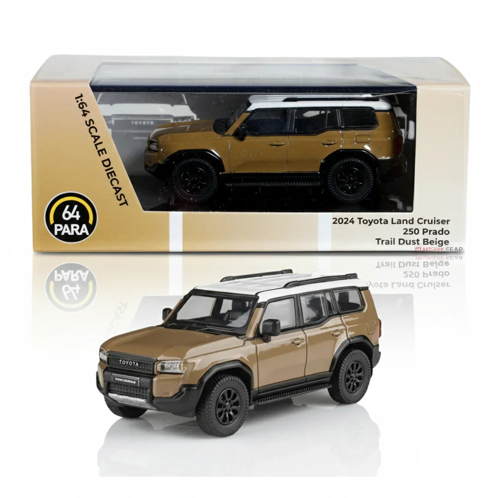 PARA 1:64 Toyota Land Cruiser 250 Series 2024 Trail Dust Beige RHD (Diecast Car)