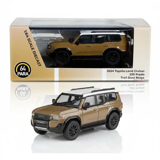 PARA 1:64 Toyota Land Cruiser 250 Series 2024 Trail Dust Beige RHD (Diecast Car)