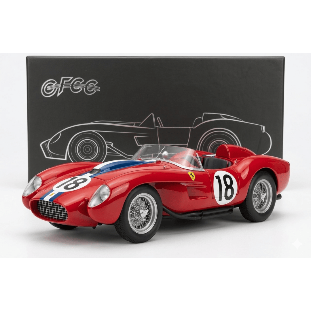 GFCC 1:64 1957 Ferrari 250 Testa Rossa Die-Cast Model Car | Premium Classic Racing Collectible | Two Variants