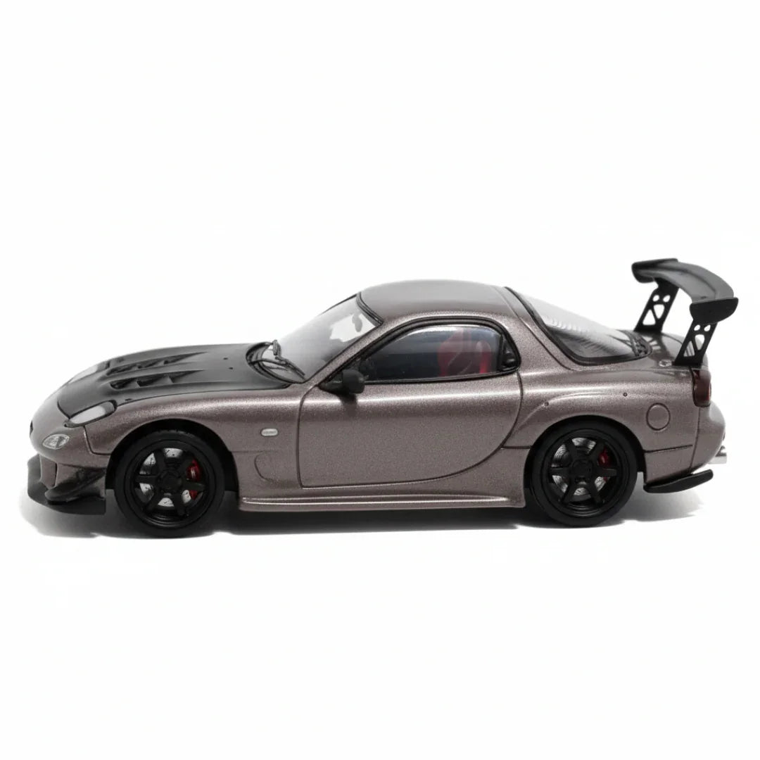 BSC 1:64 MAZDA RX-7 Metalic Grey Diecast Car Model