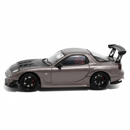 BSC 1:64 MAZDA RX-7 Metalic Grey Diecast Car Model