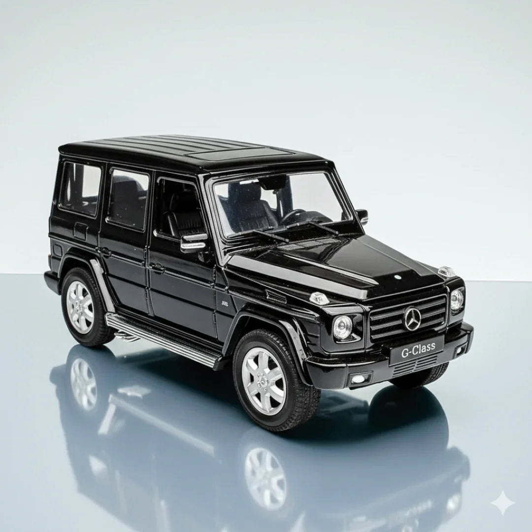 Welly 1:24 Mercedes-Benz G-Class Diecast Model – Black | Openable Doors (24012) - Jaiman Toys