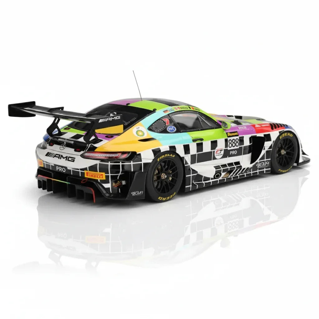 Para64 Mercedes-AMG GT3 2025 Bathurst 12H GruppeM Racing #888 – 1:64 Scale Diecast Model Car