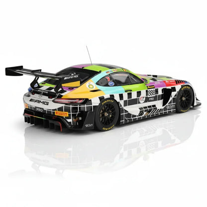 Para64 Mercedes-AMG GT3 2025 Bathurst 12H GruppeM Racing #888 – 1:64 Scale Diecast Model Car