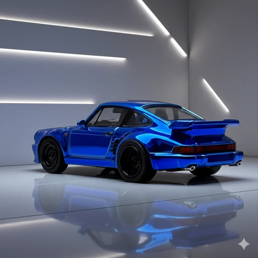 Master 1:64 930 Black Bird Blue Metalic  die-cast model car