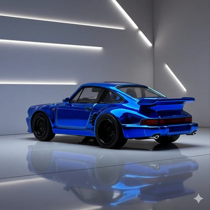 Master 1:64 930 Black Bird Blue Metalic  die-cast model car