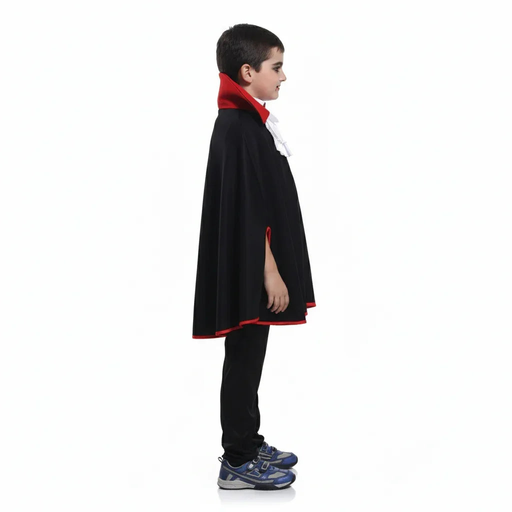 Kids’ Little Vampire Costume – Collar & Fang Set for Halloween