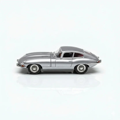 GFCC 1:64  1961 Jaguar E-Type Coupe -  Iron Grey Diecast Car Model