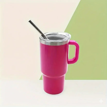 The Quencher H1.0 FlowState™ Miniature Tumbler | 90ml (3oz) Double Wall Stainless Steel With Handle & Straw – Pack of 7