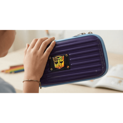 Transformers Autobot Hardtop Pencil Case – Purple & Blue