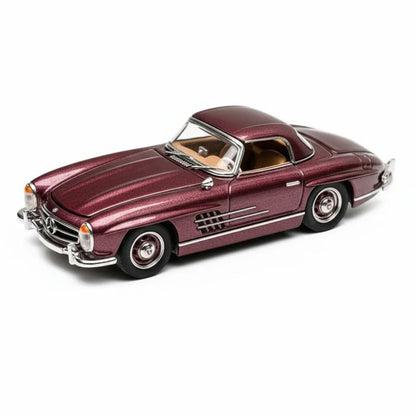 GFCC 1:64 1960 Mercedes-Benz 300SL Roadster Red Diecast Model Car