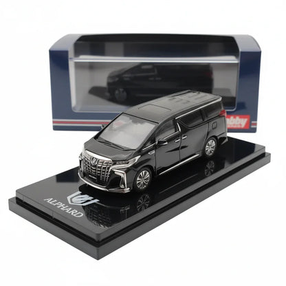 Hobby Japan 1:64 Toyota HJ645012ABK ALPHARD HYBRID (H30W) Hybrid with Sunroof Black Pearl Crystal Shine